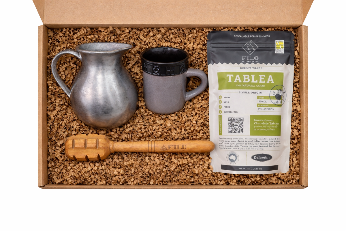 Chocolatera with Mug Gift Set – Filo Artisan Trade